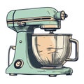 Old fashioned metal electric mixer