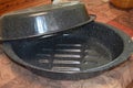 Old Fashioned Metal Turkey Baking Pan
