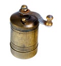 Old-fashioned pepper ,spice, coffee mill Royalty Free Stock Photo