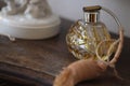 Old Fashioned Perfume Atomizer. Vintage perfume spray bottle