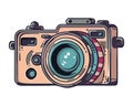 Old fashioned photo camera