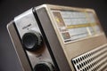 Old-fashioned radio Royalty Free Stock Photo