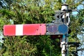 Old fashioned rail signal
