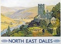 Old Railway Destination Adverts for Yorkshire Dales 