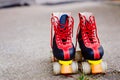 Old fashioned roller skates