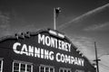 Old-fashioned sign on a building reading 'Monterey Canning Company'