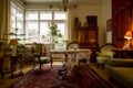 Old-fashioned sitting room Royalty Free Stock Photo