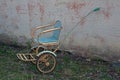 Old-fashioned soviet stroller