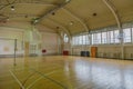 Old-fashioned sport hall Royalty Free Stock Photo