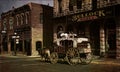 Old-fashioned stagecoach ride in Deadwood