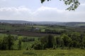 Old-fashioned standard orchards in the hills of South Limburg adorn the lovely scenic landscape of Gulpen-Wittem. Royalty Free Stock Photo