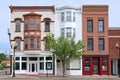 Old fashioned storefronts Royalty Free Stock Photo