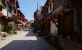 Old-fashioned street in ancient town