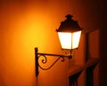 Old fashioned street light