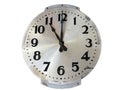 Old fashioned style stainless steel wall clock