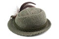 Old-fashioned tirol man's hat Royalty Free Stock Photo