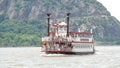 Old fashioned travelling on Hudson river