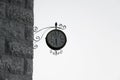 Old fashioned wall clock with `Paddington station` text inside Royalty Free Stock Photo