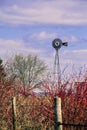 Old Fashioned Windmill, Fence, Farm