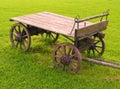 Old-fashioned wooden cart