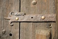 Old fashioned wooden door Royalty Free Stock Photo