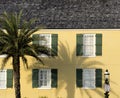 Old Fashioned yellow House in Saint Augustine Florida