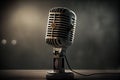 old fasioned microphone Royalty Free Stock Photo