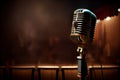 old fasioned microphone Royalty Free Stock Photo