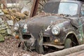 Old faulty car stands under the open sky. Royalty Free Stock Photo