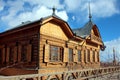Old female gymnasium in Yakutsk, Russia Royalty Free Stock Photo