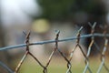 Old fence rusty Royalty Free Stock Photo