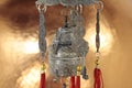 Old feng shui wind chimes Royalty Free Stock Photo