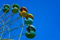 Old ferris wheel in a city park