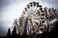 Old Ferris Wheel in dendro park, Kropyvnytskyi, Ukraine