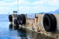 Old ferry dock Norway, Europe Royalty Free Stock Photo