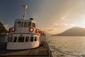 The old ferry at Lake Como during the golden hour, Lake Como