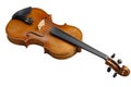 Old fiddle with path Royalty Free Stock Photo