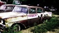 Chevy in a breakers yard