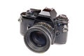 Old film camera Royalty Free Stock Photo