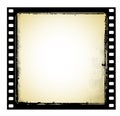 Old film frame in grunge style Royalty Free Stock Photo