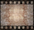 Old Film Negative Frame - Grunge Background Royalty Free Stock Photo