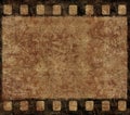 Old Film Negative Frame - Grunge Background Royalty Free Stock Photo