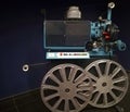 An old film projector