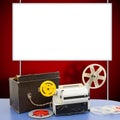 Old film projector Royalty Free Stock Photo
