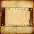 Old film strip Royalty Free Stock Photo