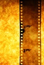 Old film strip Royalty Free Stock Photo