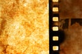 Old film strip Royalty Free Stock Photo