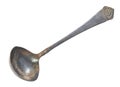 Old fine gilded ladle. Vintage Kitchen kitchenware