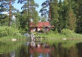 Finland/Savonia: Old Cabin at a Lake