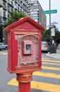 Old Fire Alarm, San Francisco, California, USA Royalty Free Stock Photo